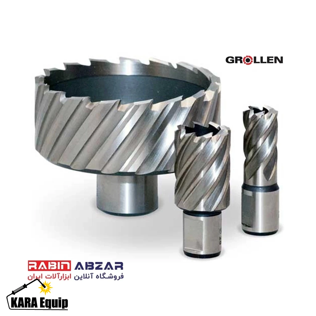 مته گردبر HSS نرمال 3 سانت گرولن - GROLLEN