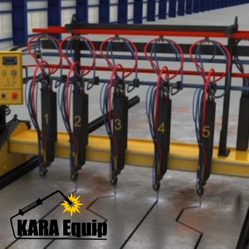دستگاه برش راسته بر کارا 2.5*6 با 7+1 پیک برش