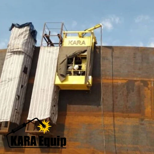 دستگاه جوش دیواره مخزن پالایشگاهی کارا