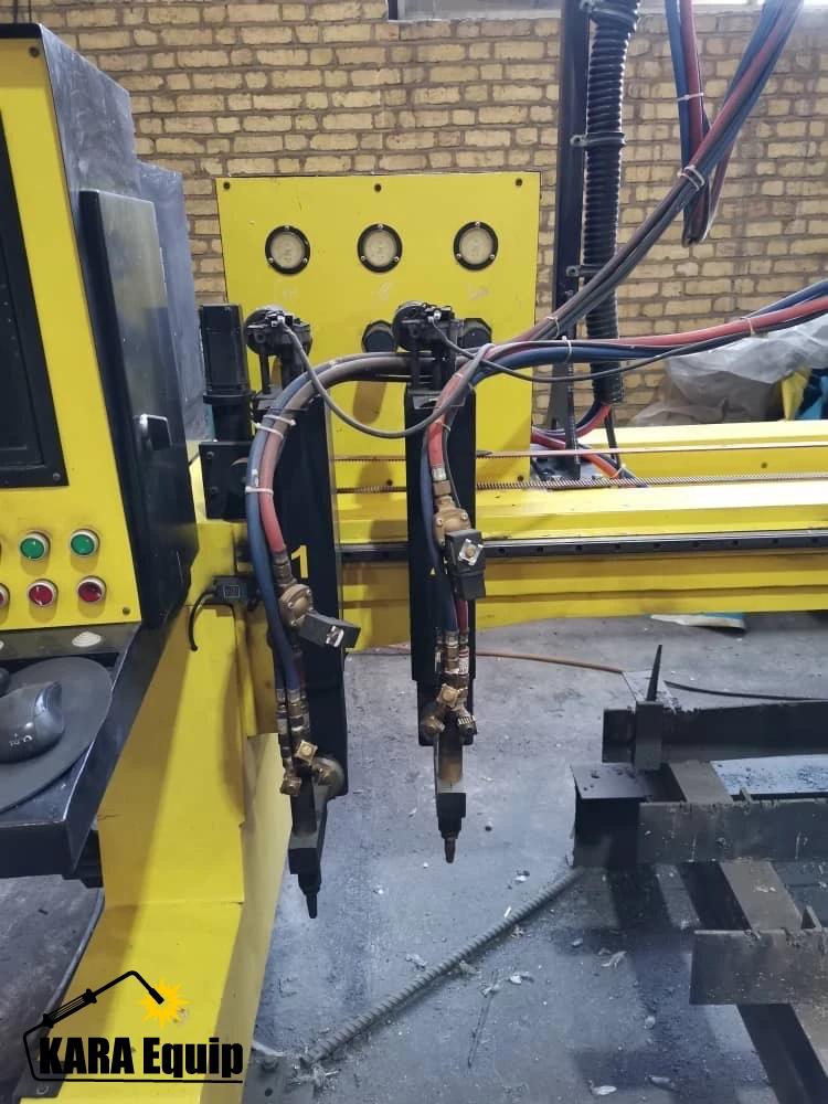 دستگاه برش cnc هوا گاز 2.5*6 کارا